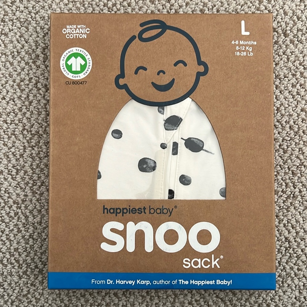 Snoo Sleep Sack Size L New Unopened 4-6mo